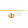EFB-ELEKTRONIK I-V(ZN)H OS2 Duplex Zipcord Patchkabel, 9/125µm, LSZH, Gelb, 1,8x3,7mm