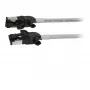 Synergy21 Patchkabel RJ45, CAT6A 500 MHz, 0,25 m, Grau, S/FTP, Slimline Round d=4,5 mm, TPE/LSZH (Superflex), AWG28, mit CAT7-Rohsteckern, drehbarer Stecker