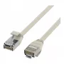 EFB-Elektronik RJ45 Patchkabel Cat.6A U/FTP TPE 4mm Ultraflex Grau 0,25m