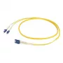 EFB-Elektronik Duplex Jumper LC-LC 9/125µm OS2 LSZH Gelb 1,5m Glasfaser-Patchkabel