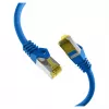 EFB RJ45 Patchkabel Cat.6A S/FTP LSZH Cat.7 Rohkabel Blau 0,15m