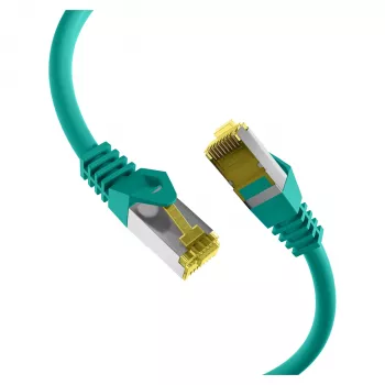 EFB RJ45 Patchkabel Cat.6A S/FTP LSZH Cat.7 Rohkabel Grün 0,15m
