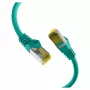 EFB RJ45 Patchkabel Cat.6A S/FTP LSZH Cat.7 Rohkabel Grün 0,15m