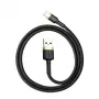 Baseus Cafule Lightning auf USB-A Kabel 1m Schwarz/Gold