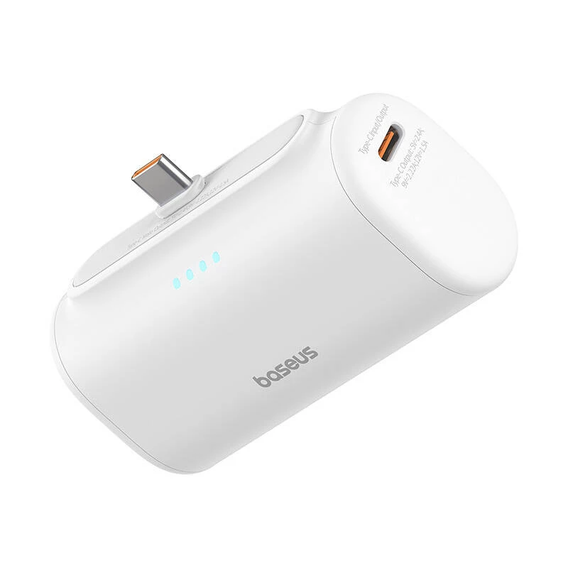 Baseus Compact 5000mAh 20W USB-C Power Bank Weiß