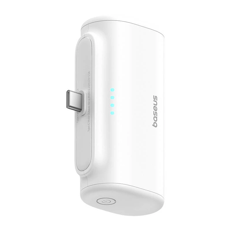 Baseus Compact 5000mAh 20W USB-C Power Bank Weiß