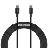 Baseus Superior USB-C auf USB-C Kabel 1m Schwarz 100W Schnellladung & Datensynchronisation