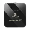 PULUZ PU648B Wireless Mikrofon (USB-C) - Professionelles Lavalier-Mikrofon mit ENC Rauschunterdrückung, 10m Reichweite, 12h Akku