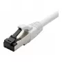 Synergy21 Patchkabel RJ45, CAT8.1 2000MHz, 0,15m, Weiß, S-STP (S/FTP), TPE/LSZH (SuperFlex), AWG26