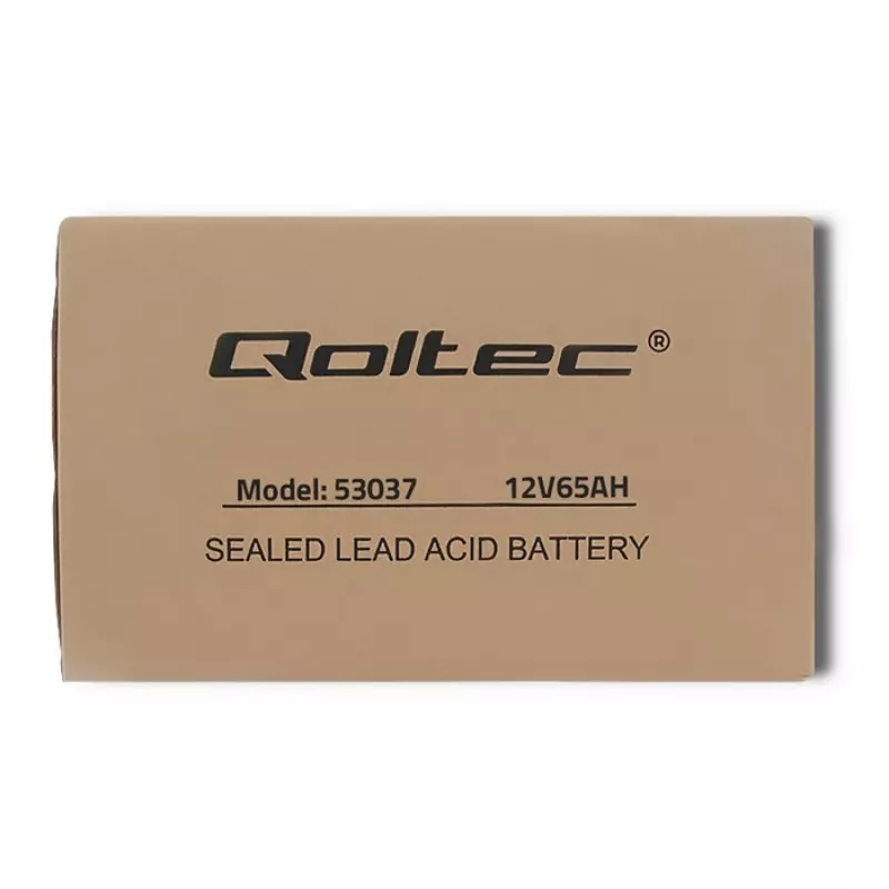 Qoltec 53037 AGM-Batterie 12V 65Ah max 780A