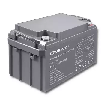 Qoltec 53037 AGM-Batterie 12V 65Ah max 780A