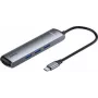 Baseus 7-in-1 USB-C Hub Adapter mit 2x USB 3.0, HDMI, USB-C PD 100W, SD/TF-Kartenleser - Space Grey