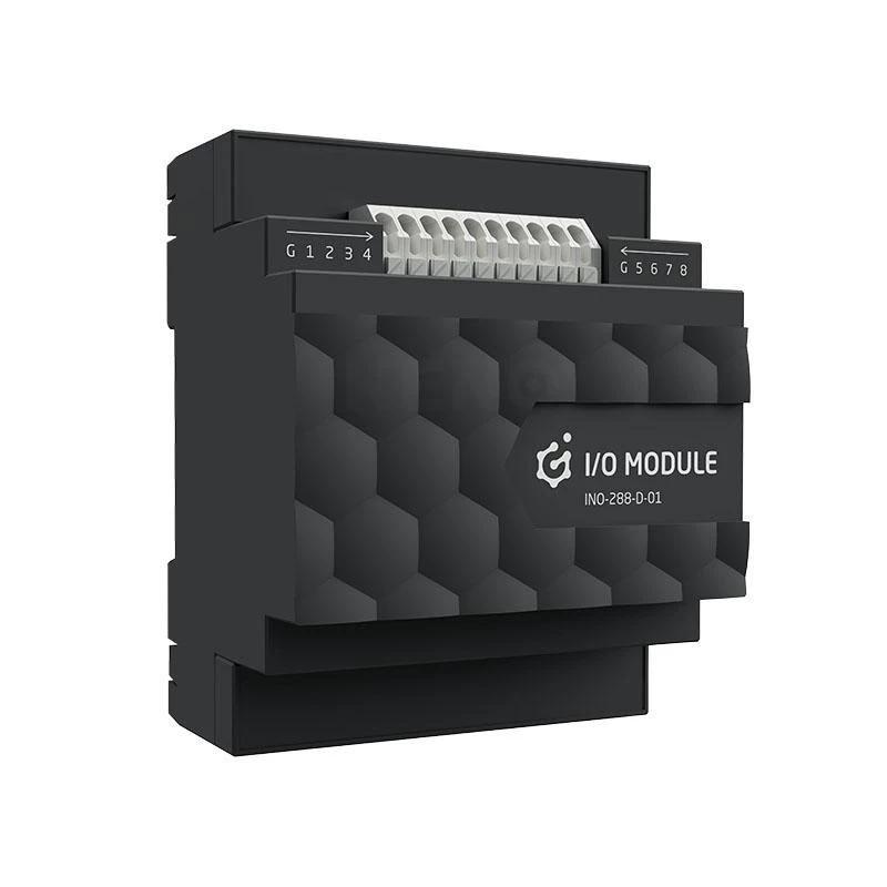 Digital Input and Relay Output Module 8 Inputs 8 Outputs Grenton DIN Rail TF-Bus INO-288-D-01
