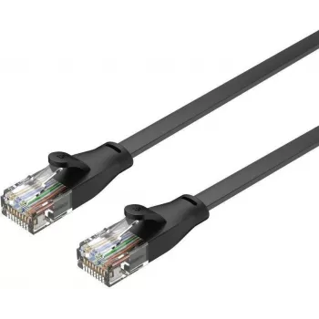 UNITEK Cat.6 UTP Flach-Patchkabel 15m Schwarz C1814GBK