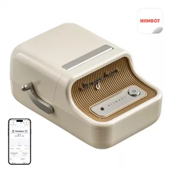 NIIMBOT B21 Pro Tragbarer Etikettendrucker (Creme)