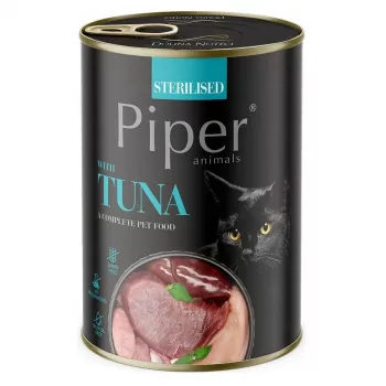 DOLINA NOTECI Piper Sterilised with Tuna Nassfutter für Katzen 400g