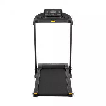 REBEL ACTIVE RBA-1001 Klappbares Elektrisches Laufband mit LCD-Display, 12 Programmen, 12 km/h, Silber/Schwarz