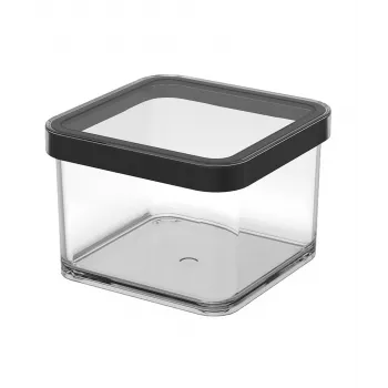 ROTHO Loft Treat Container 500 ml Schwarz Transparent