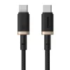 Baseus Dura Type C to Type C 100 W Fast Charging Cable 1 m Black, Gold