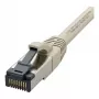 Synergy21 Patchkabel RJ45, CAT8.1 2000MHz, 1,0m, Grau, S-STP (S/FTP), TPE/LSZH (SuperFlex), AWG26