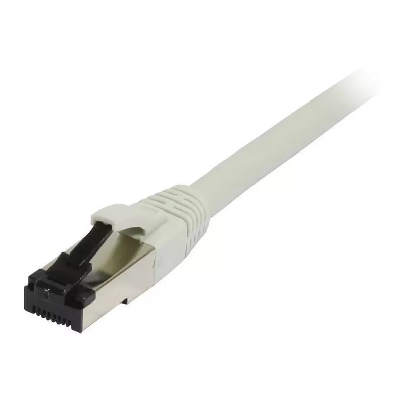 Synergy21 Patchkabel RJ45, CAT8.1 2000MHz, 2m, Grau, S/FTP, TPE/LSZH SuperFlex, AWG26