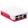 Raspberry Pi 4 Gehäuse Rot/Weiß Offizielle Schutzhülle