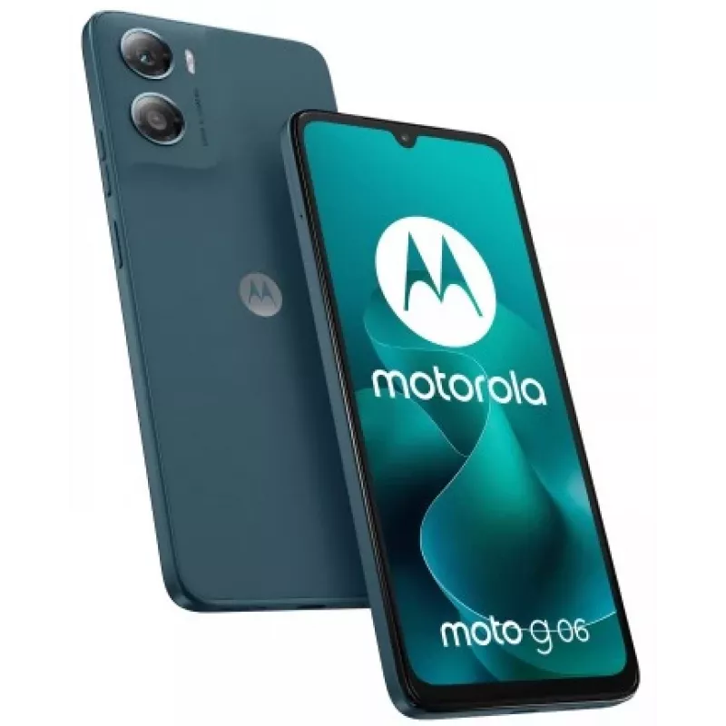 Motorola G06 Tapestry 4/64GB Smartphone, 6,88 inch Display, 50MP Kamera, Dual SIM, 4G LTE, Tapestry Blue