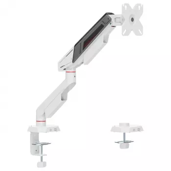 Equip Tischhalterung für 17-40 inch Bildschirme, 360° Drehung, 12 kg, Schwarz/Weiß