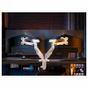 Equip Dual Monitor Desk Mount 17-35 inch 180° Gaming 12kg Black/White