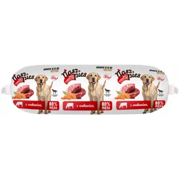 BIOFEED Nasz Pies Beef Loaf Hundefutter 1 kg