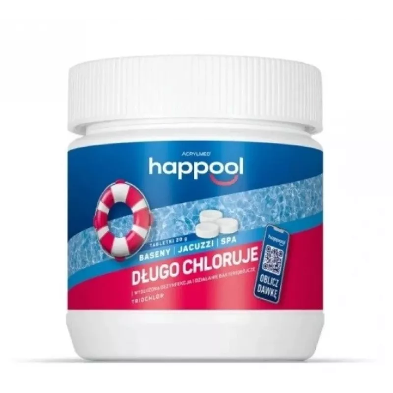 Acrylmed TRIOCHLOR Langzeit-Chlortabletten, 20 g / 0,4 kg