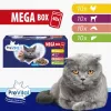 PREVITAL Mega Box Kalb, Lachs, Leber, Huhn - Nassfutter für Katzen - 40x100g
