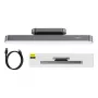Baseus Magnetic Stepless Desk Lamp with Touch Panel, Grey