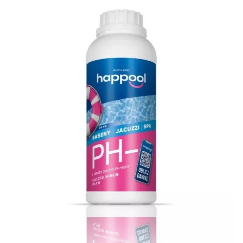 Acrylmed CALCID MINUS Flüssigkeit zur Senkung des pH-Werts von Poolwasser, 1 Liter