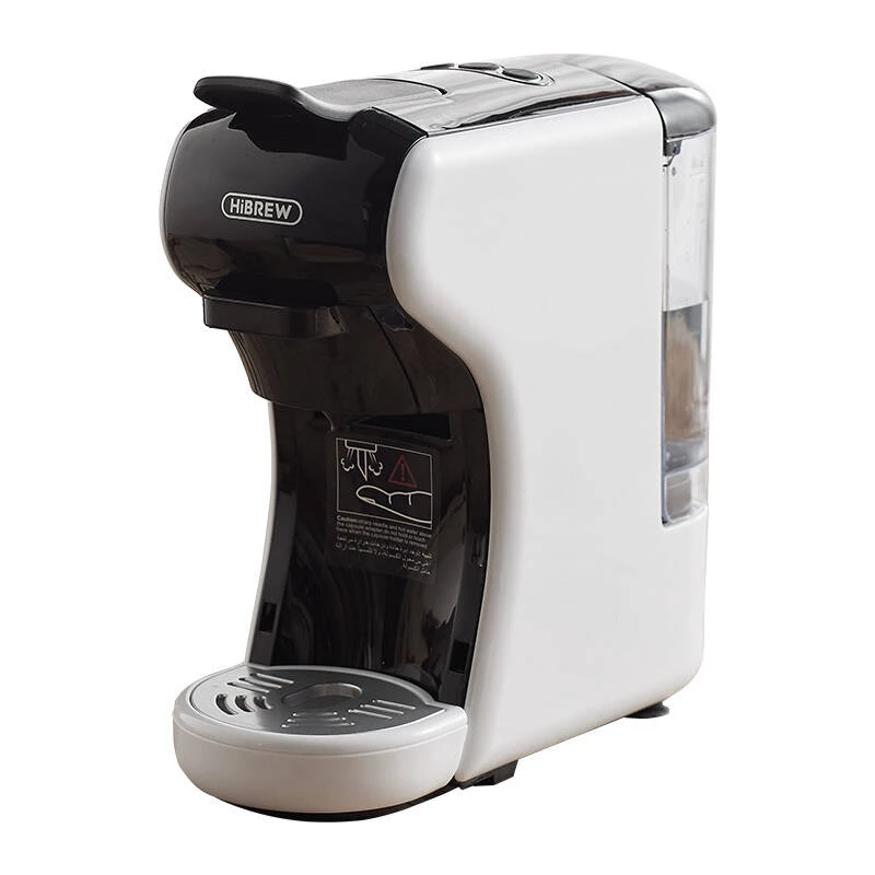 HiBREW H1A 4-in-1 Kapsel-Kaffeemaschine, Weiß, 19 Bar, 1450 W, 0,6 L