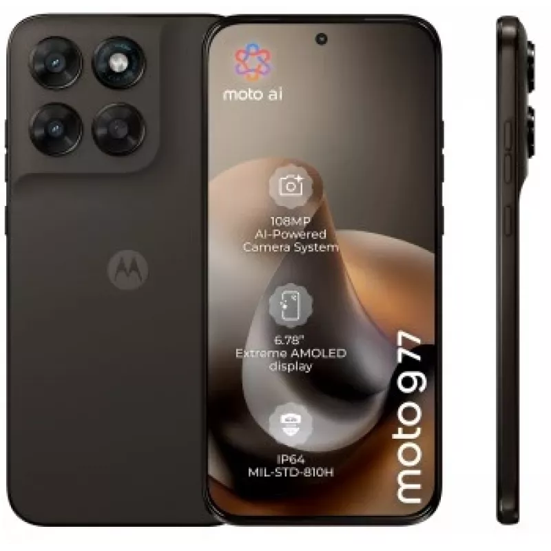 MOTOROLA G77 8GB 128GB 6.78 inch pOLED 120Hz 108MP Dual SIM 5G Black Olive