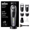 Braun BT7420 Barttrimmer - All-in-One-Trimmer - Schwarz/Grau