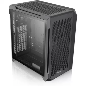 Thermaltake CTE C700 Air Mid Tower E-ATX Gehäuse mit gehärteter Glasscheibe Schwarz