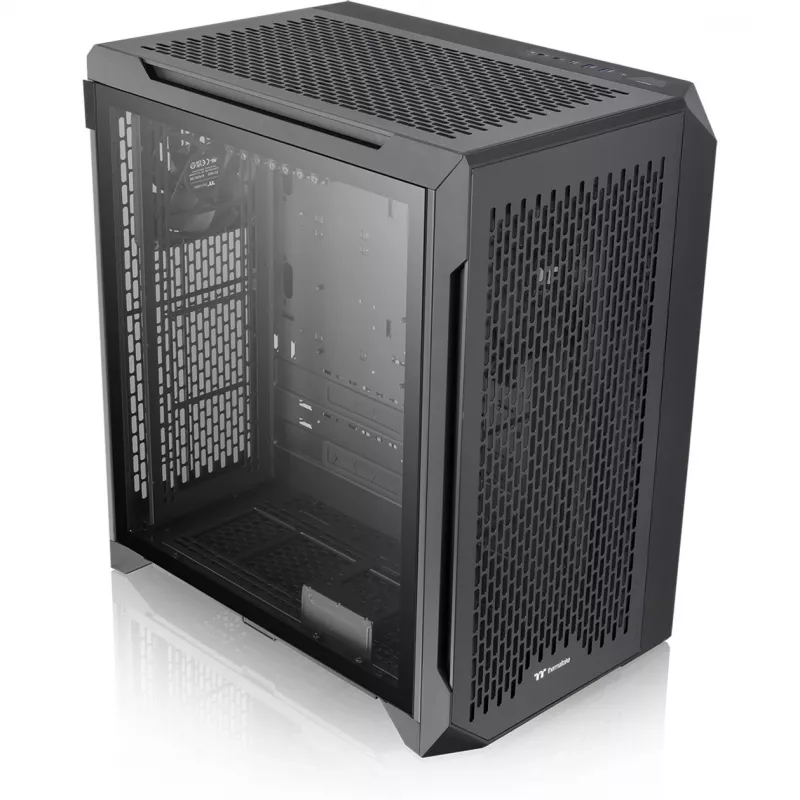 Thermaltake CTE C700 Air Mid Tower E-ATX Gehäuse mit gehärteter Glasscheibe Schwarz