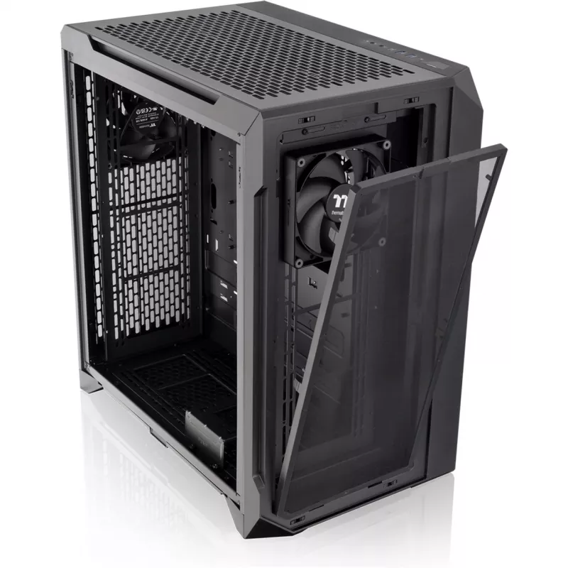 Thermaltake CTE C700 Air Mid Tower E-ATX Gehäuse mit gehärteter Glasscheibe Schwarz