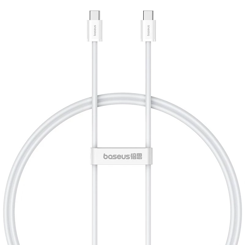 Baseus Superior USB C auf USB C Datenkabel 1 m 30 W Weiß