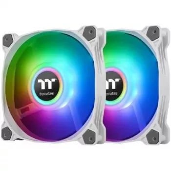 Thermaltake Pure Duo 14 ARGB Sync Radiator Fan - Gehäuselüfter - 140 mm - Weiß (2er-Pack)