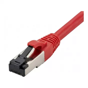Synergy21 Patchkabel RJ45, CAT8.1 2000MHz, 3m, Rot, S-STP (S/FTP), TPE/LSZH (SuperFlex), AWG26