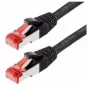 Herweck Helos CAT 6 SFTP Patchkabel RJ-45 Stecker auf RJ-45 Stecker 0,5m Schwarz
