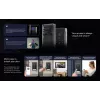 EZVIZ HP7 Pro 4K IP Video-Türsprechanlagen-Kit mit 7-Zoll-Touchscreen-Monitor, Wi-Fi 6, Handflächenscanner, Gesichtserkennung, RFID, IP65-Türstation