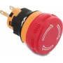 Delock Pilztaster 16 mm 2 x Lötanschluss Kunststoff 26 mm Ø (22120)