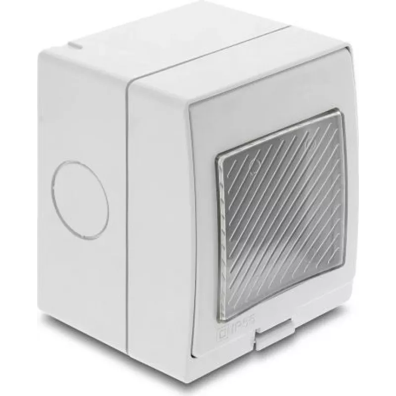 Delock Easy 45 Aufputzgehäuse IP55 wasserdicht 2 Port (81623)