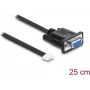 Delock Serial Connection Cable RS-232 D-Sub 9 Female to JST XH 4-Pin Header Socket 25 cm