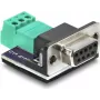 Delock D-Sub 9-polig Buchse auf 3-polige Klemmleiste Adapter für CAN / LIN Bus (91293)
