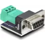 Delock D-Sub 9-polig Buchse auf 3-polige Klemmleiste Adapter für CAN / LIN Bus (91293)